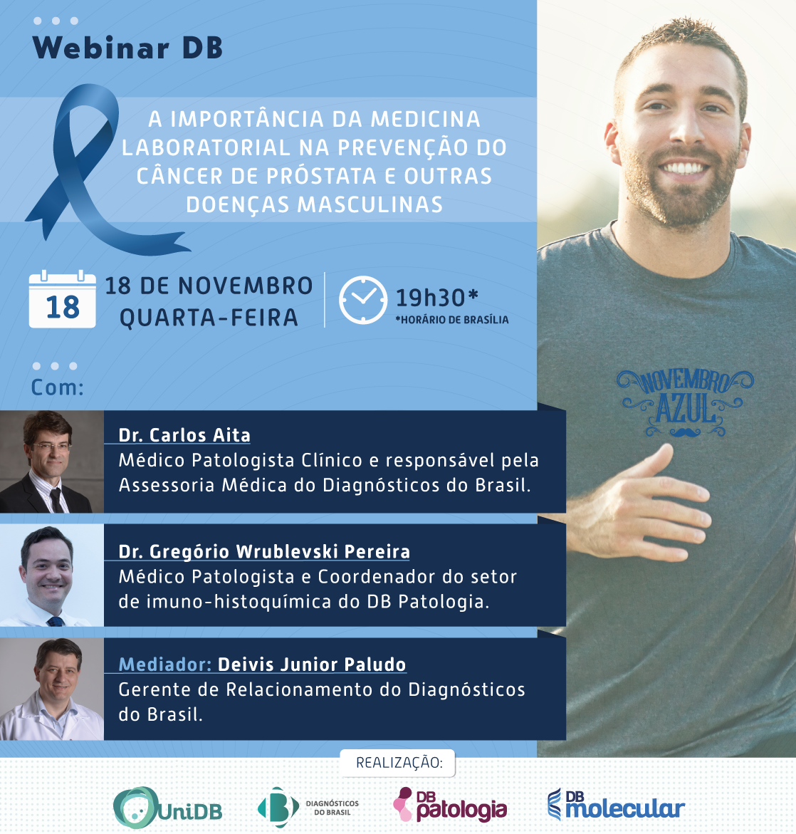 Webinar DB |A importância da medicina laboratorial na prevenção do câncer de próstata e outras doenças masculinas